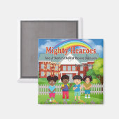 Mighty Hearoes Kinderboek Magneet (Voorkant / Achterkant)