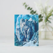 Mighty Ice Giant Jötun in het ijzige landschap Feestdagenkaart (Staand voorkant)