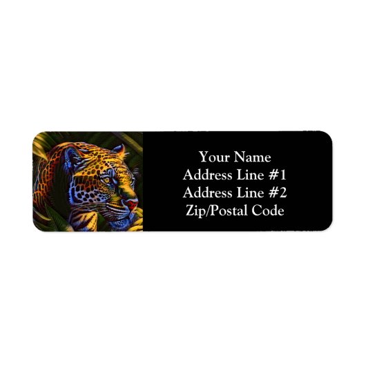 Mighty Jaguar A Oerwoud Predator Etiket (Voorkant)