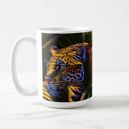 Mighty Jaguar A Oerwoud Predator Koffiemok (Links)