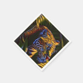 Mighty Jaguar A Oerwoud Predator Servet (Hoek)