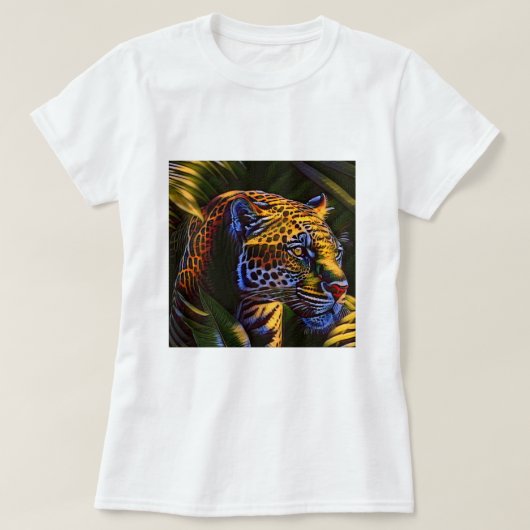 Mighty Jaguar A Oerwoud Predator T-shirt (Design voorkant)