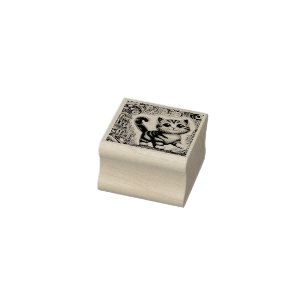 Mighty Kitten in de stad Rubberstempel