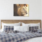 Mighty Lion Canvas Afdruk (Insitu (Slaapkamer))