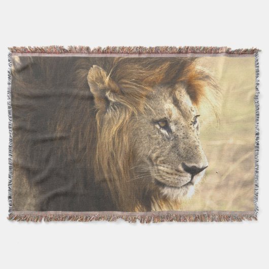 Mighty Lion Deken (Voorkant)