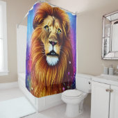 Mighty Lion Douchegordijn (In situ)