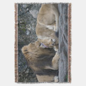 Mighty Lion Love Deken (Voorkant Verticaal)
