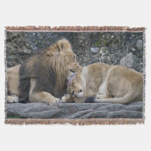 Mighty Lion Love Deken (Voorkant)
