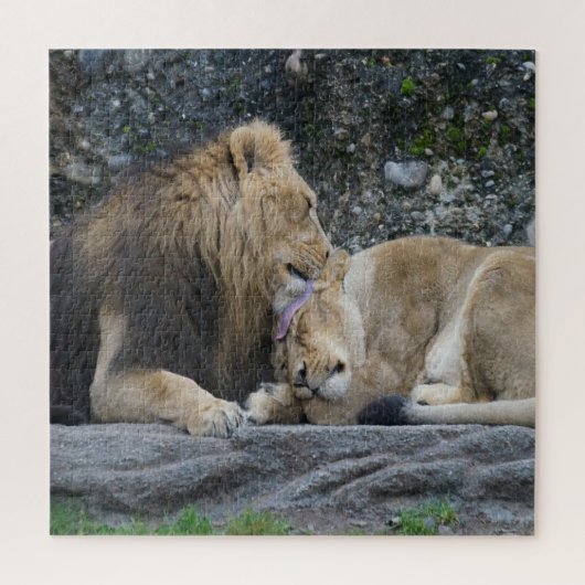 Mighty Lion Love Legpuzzel (Verticaal)