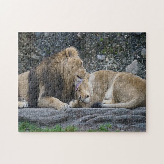 Mighty Lion Love Legpuzzel (Horizontaal)