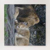 Mighty Lion Love Legpuzzel (Horizontaal)