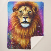 Mighty Lion Sherpa Deken (Voorkant)