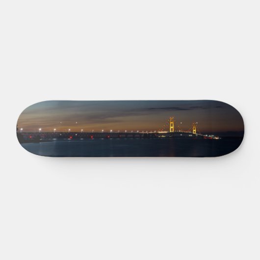 Mighty Mac bij nacht Pano Skateboard (Horizontaal)