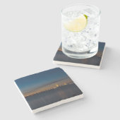 Mighty Mac bij nachtpano Stenen Onderzetter (Zijkant)