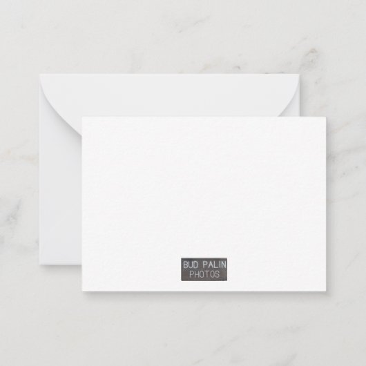 Mighty Mac - Mackinac Bridge - Plain notecard Notitiekaartje (Achterkant)