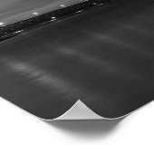 Mighty Mac op Night Pano Grayscale Poster (Hoek)