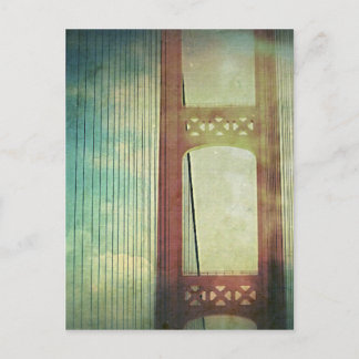 Mighty Mackinac Bridge Michigan Briefkaart