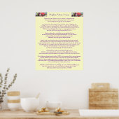 Mighty mama Prayer Poster (Keuken)