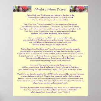 Mighty mama Prayer Poster