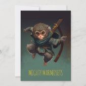 Mighty Marmosets Wenskaart Kaart (Voorkant)