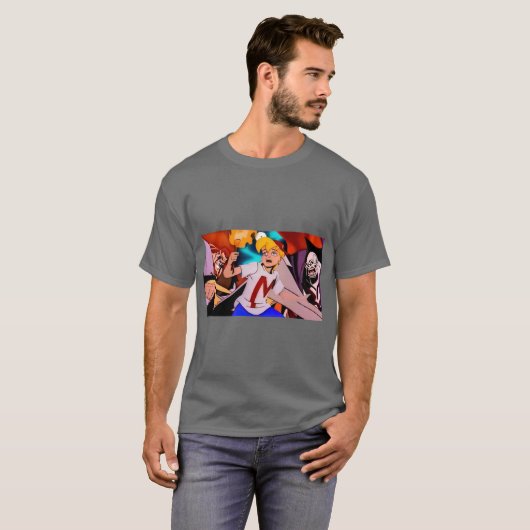 Mighty Max Skullmaster Norman T-shirt (Voorkant volledig)
