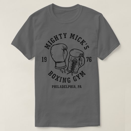 Mighty Mick's Boing Gym 1976 T-shirt (Design voorkant)