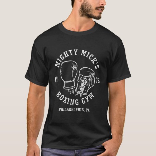 Mighty Mick's Boksen Gym 1976 T-shirt (Voorkant)