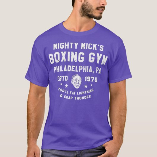 Mighty Mick's Boksschool T-shirt (Voorkant)
