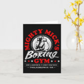 Mighty Mick's Boxing Gym Clic 70s Philadelphia Kaart (Gele Bloem)