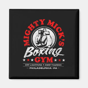 Mighty Mick's Boxing Gym Clic 70s Philadelphia Magneet