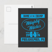 Mighty Mick's Boxing Gym Gift  Philly Boxer Briefkaart (Voorkant / Achterkant)
