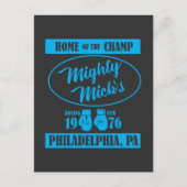 Mighty Mick's Boxing Gym Gift Philly Boxer Briefkaart (Voorkant)