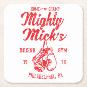 Mighty Mick's Boxing Gym  Philly Onderzetter (Voorkant)