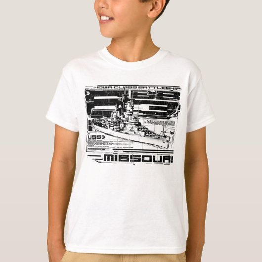 Mighty Mo Kinderen Hanes TAGLESS® T-shirt (Voorkant)