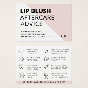 Mighty Modern Lip Blush After Care Kaart