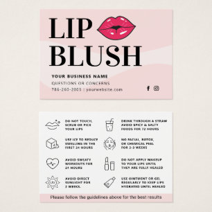 Mighty Modern Lip Blush After Care Kaart