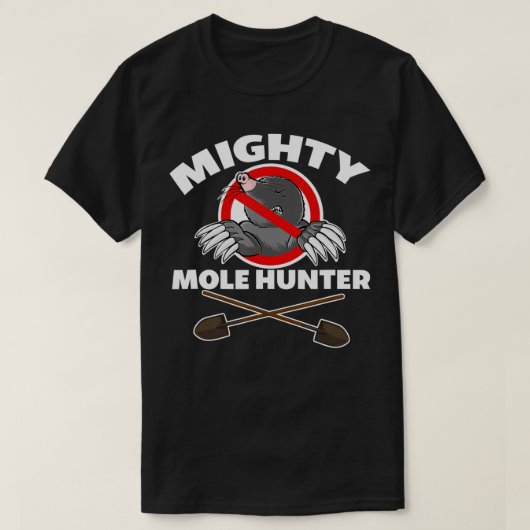 Mighty Mole Hunter T-shirt (Design voorkant)