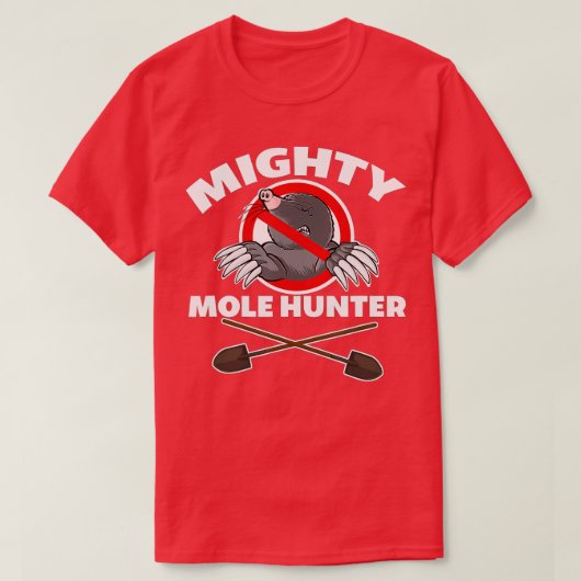 Mighty Mole Hunter T-shirt (Design voorkant)