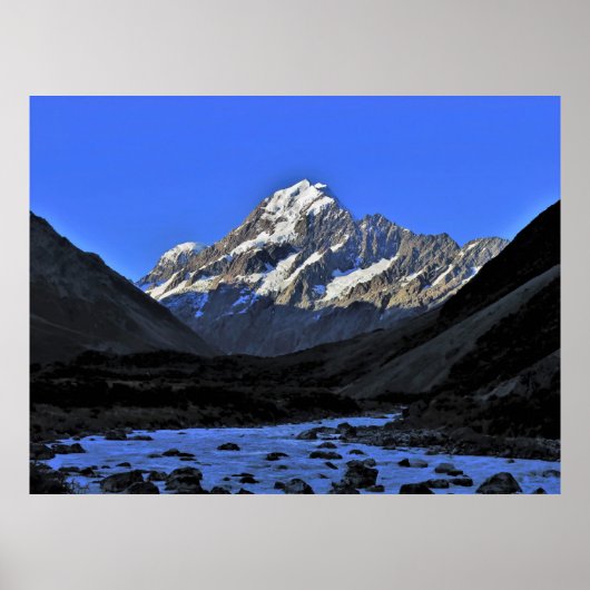 Mighty Mount Cook Poster (Voorkant)