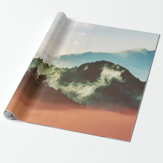 Mighty Mountain Cadeaupapier (Uitgerold)