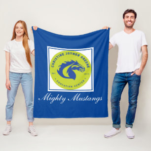 Mighty Mustangs Fleece Blanket