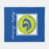 Mighty Mustangs Fleece Blanket (Voorkant (Horizontaal))