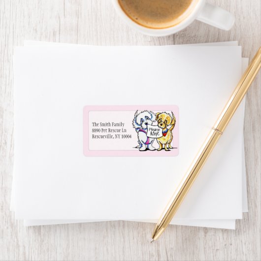 Mighty Mutts, adopteer Studio Pink Etiket (Insitu)