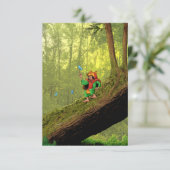 Mighty Nizz Blue Buttefly Card Bedankkaart (Staand voorkant)