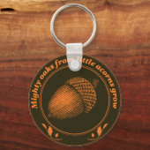 Mighty oaks van kleine zuren groeien sleutelhanger (Voorkant)