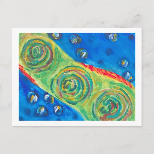 Mighty Octopus Briefkaart (Voorkant)