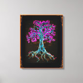 Mighty Paarse Tree Canvas Afdruk (Voorkant)