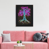 Mighty Paarse Tree Canvas Afdruk (Insitu (Woonkamer))