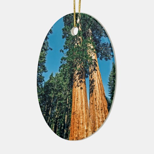 Mighty Redwood Keramisch Ornament (Links)