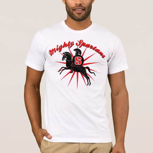 MIGHTY SPARTANS T-SHIRT (Voorkant)